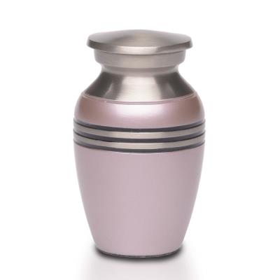 metallic pink keepsake cremation urn